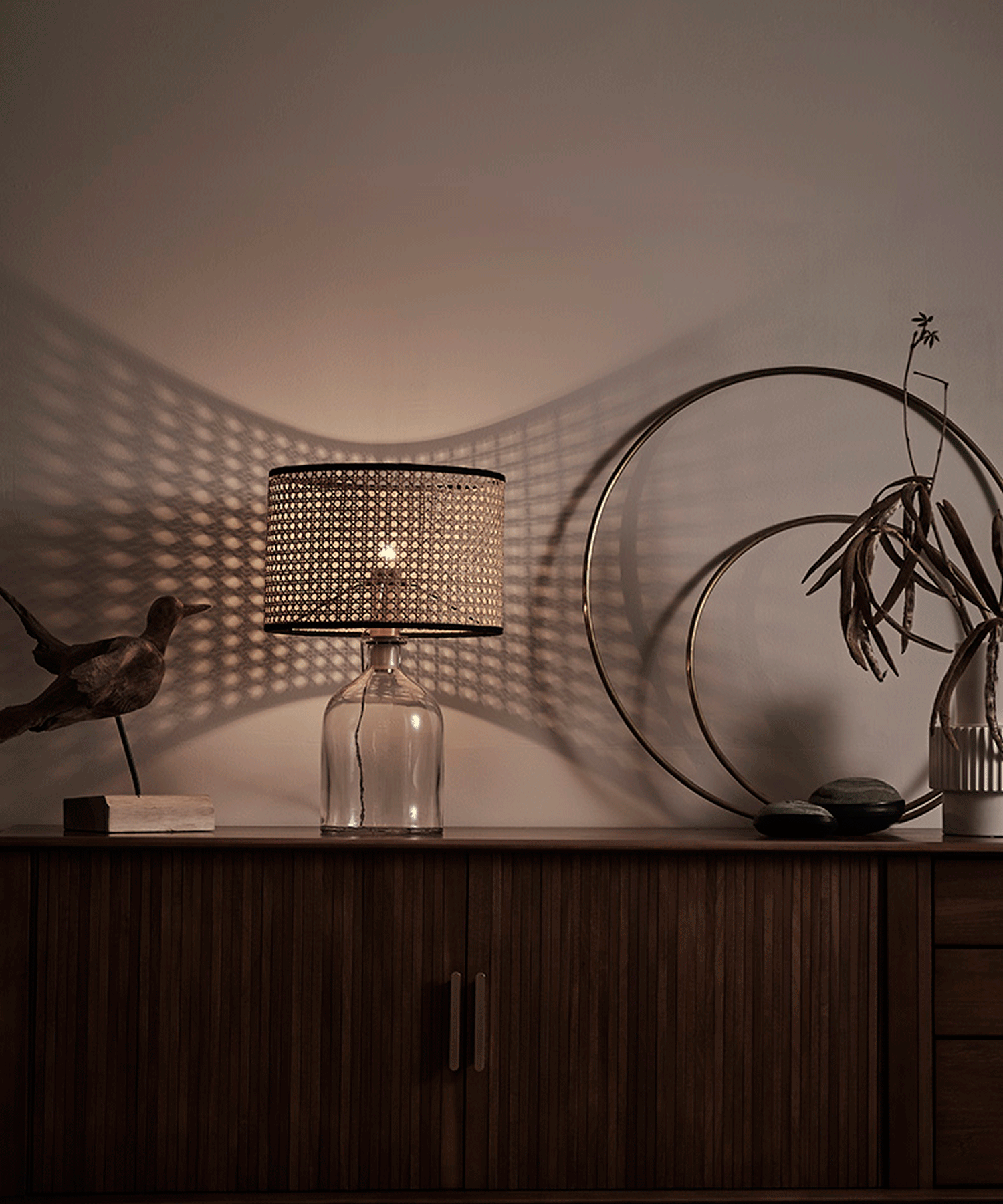 HEMMING GLASS TABLE LAMP
