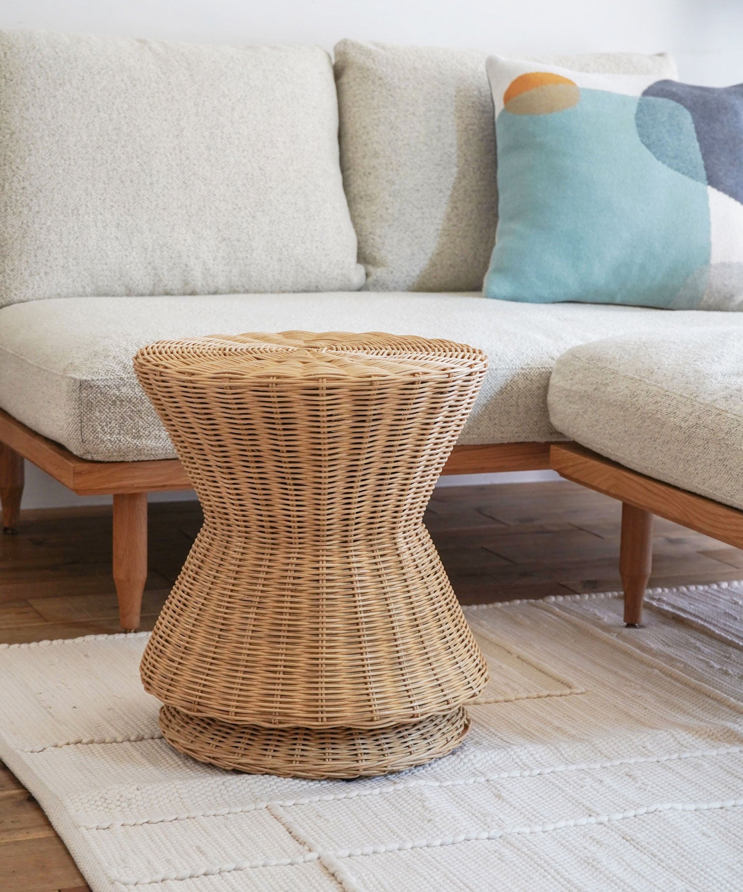 dareels（ダリーズ）DIAVOLO RATTAN SIDE TABLE ｜ラタン