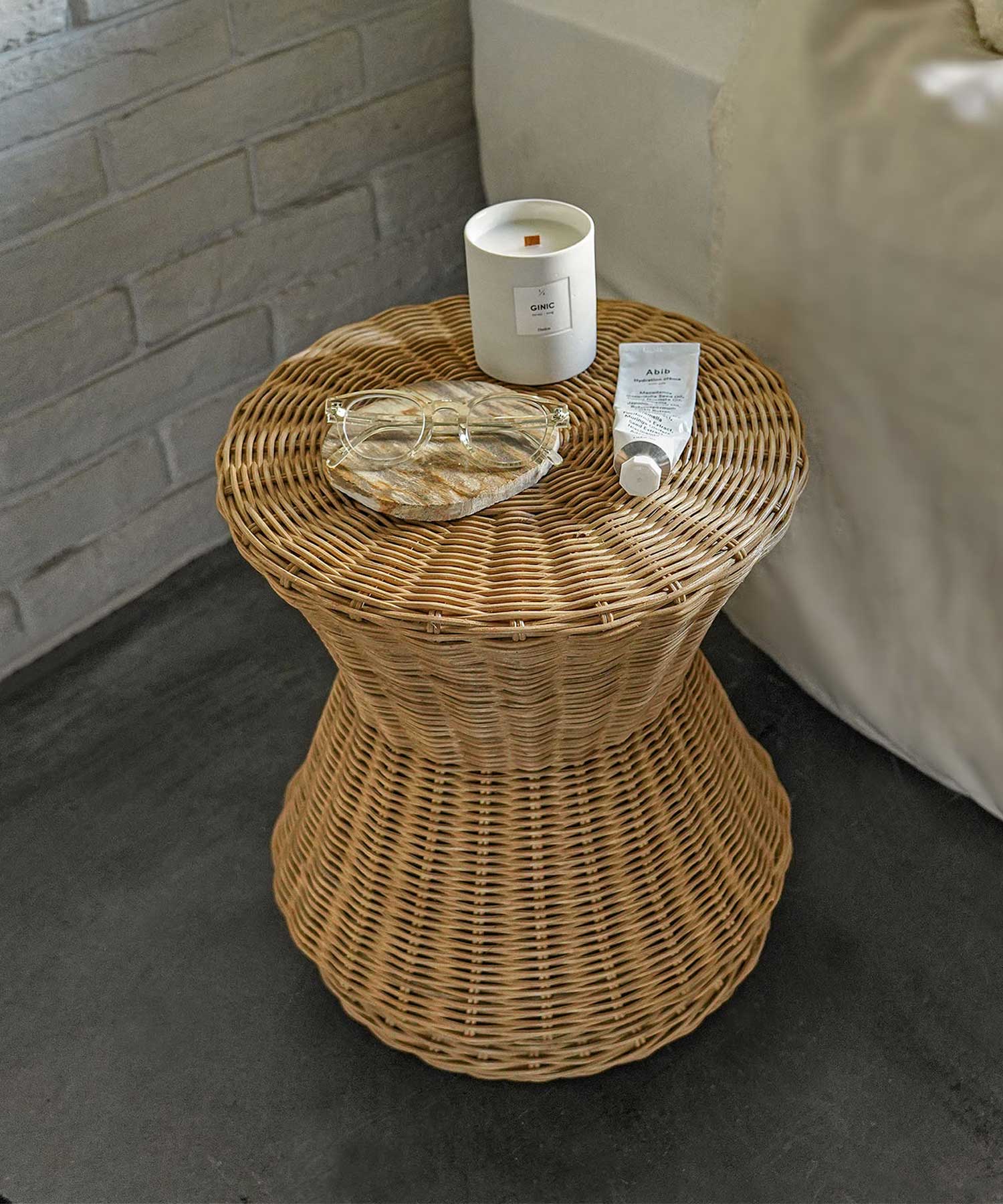 DIAVOLO RATTAN SIDE  TABLE
