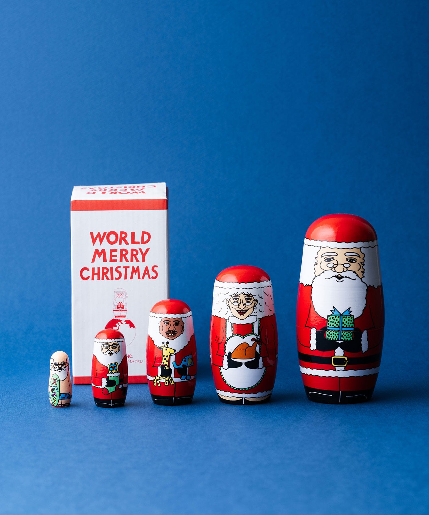 LYH010】 北欧ロシア雑貨、マトリョーシカ【くまのぬいぐるみ】