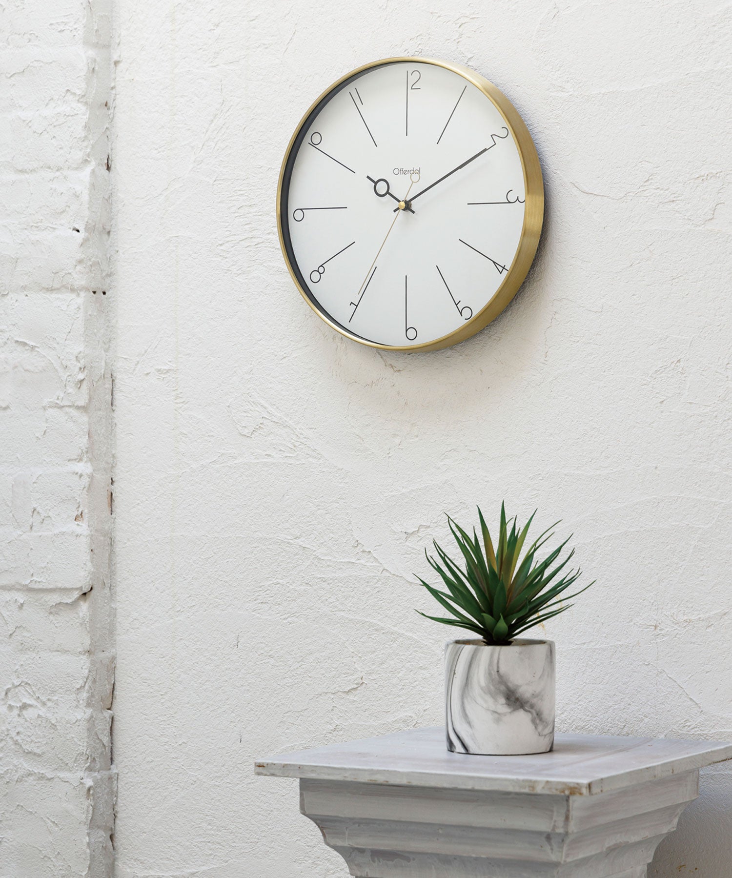 インターフォルム　マノン ウォールクロック インターフォルム / Manon ウォールクロック｜ゴールドフレームが