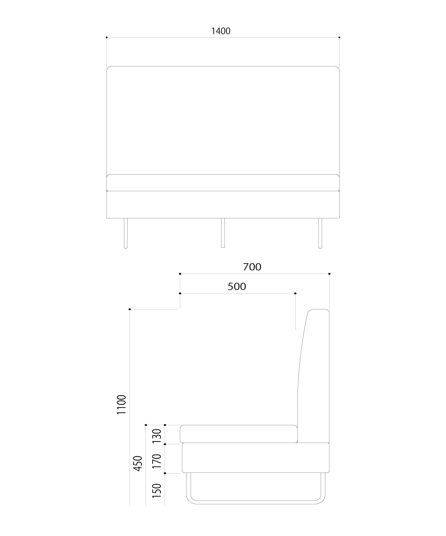 BASED-WIZ BOOTH SOFA