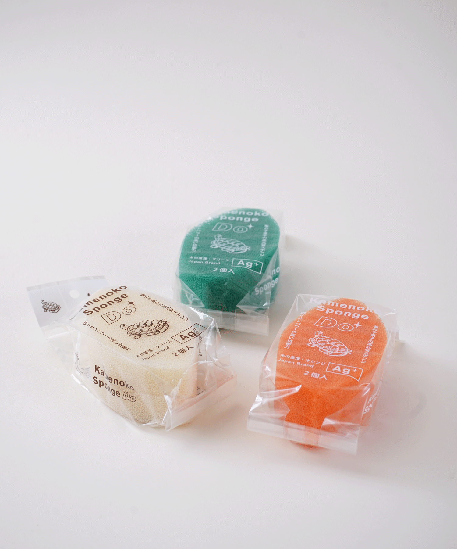 亀の子スポンジDo木の葉薄型 2個入り