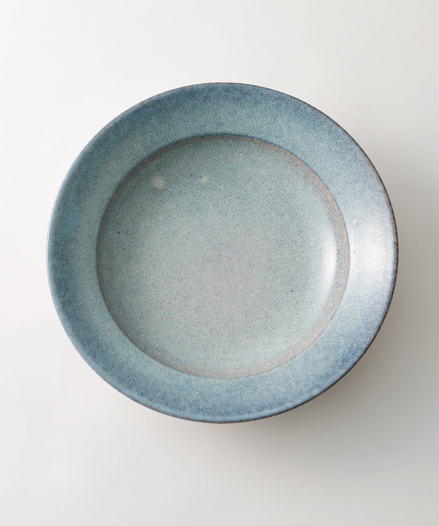 信楽焼 深皿 24cm 青萩