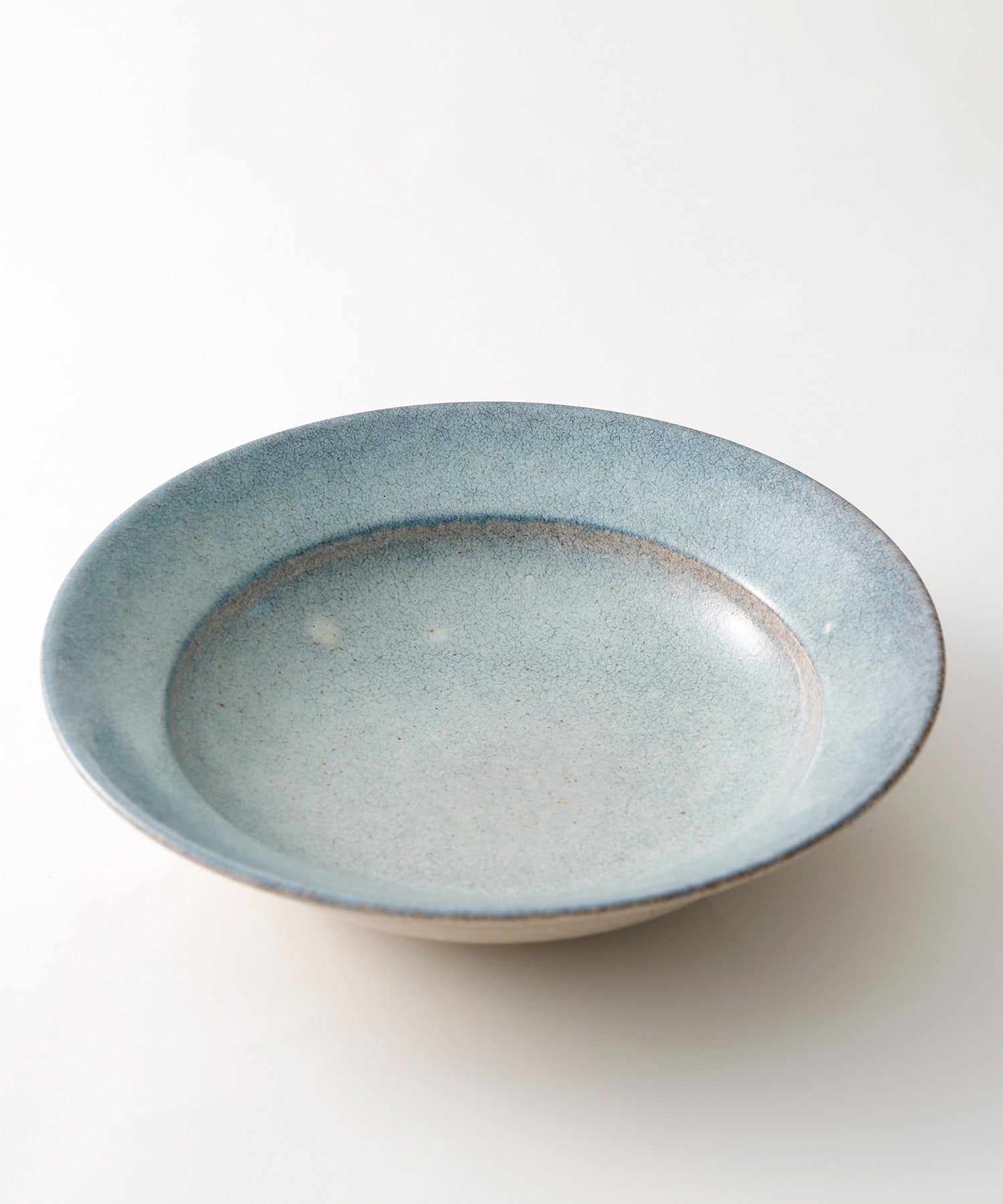 信楽焼 深皿 24cm 青萩