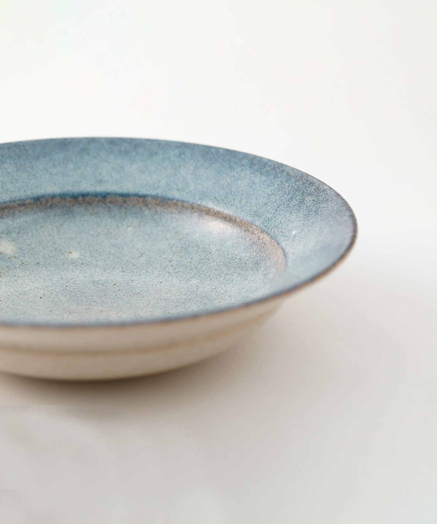 信楽焼 深皿 24cm 青萩