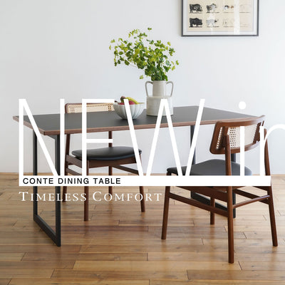 お手入れしやすく、傷もつきにくい抜群の機能性　ecruxe 「CONTE ORDER TABLE」