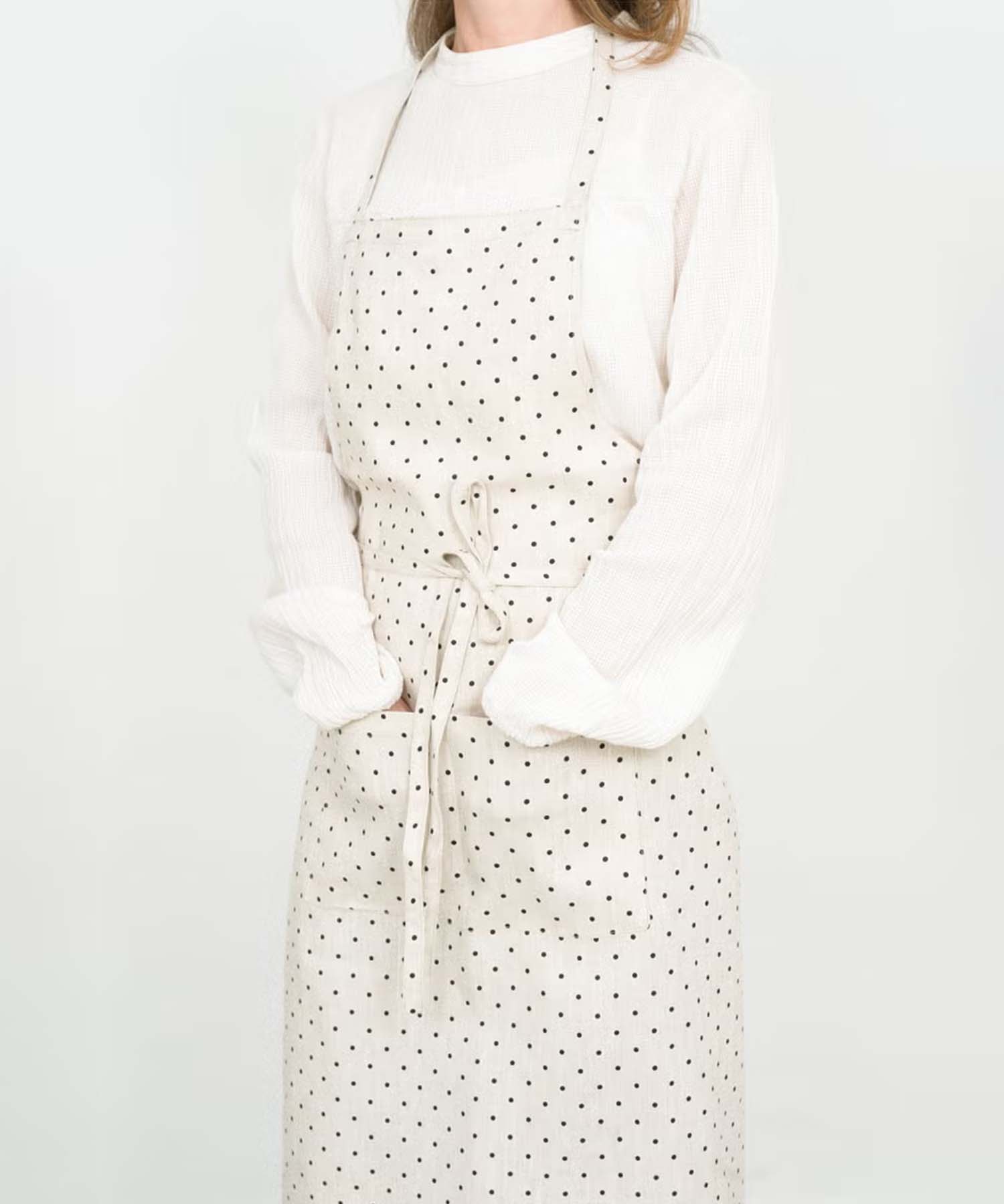 リネンフルエプロン