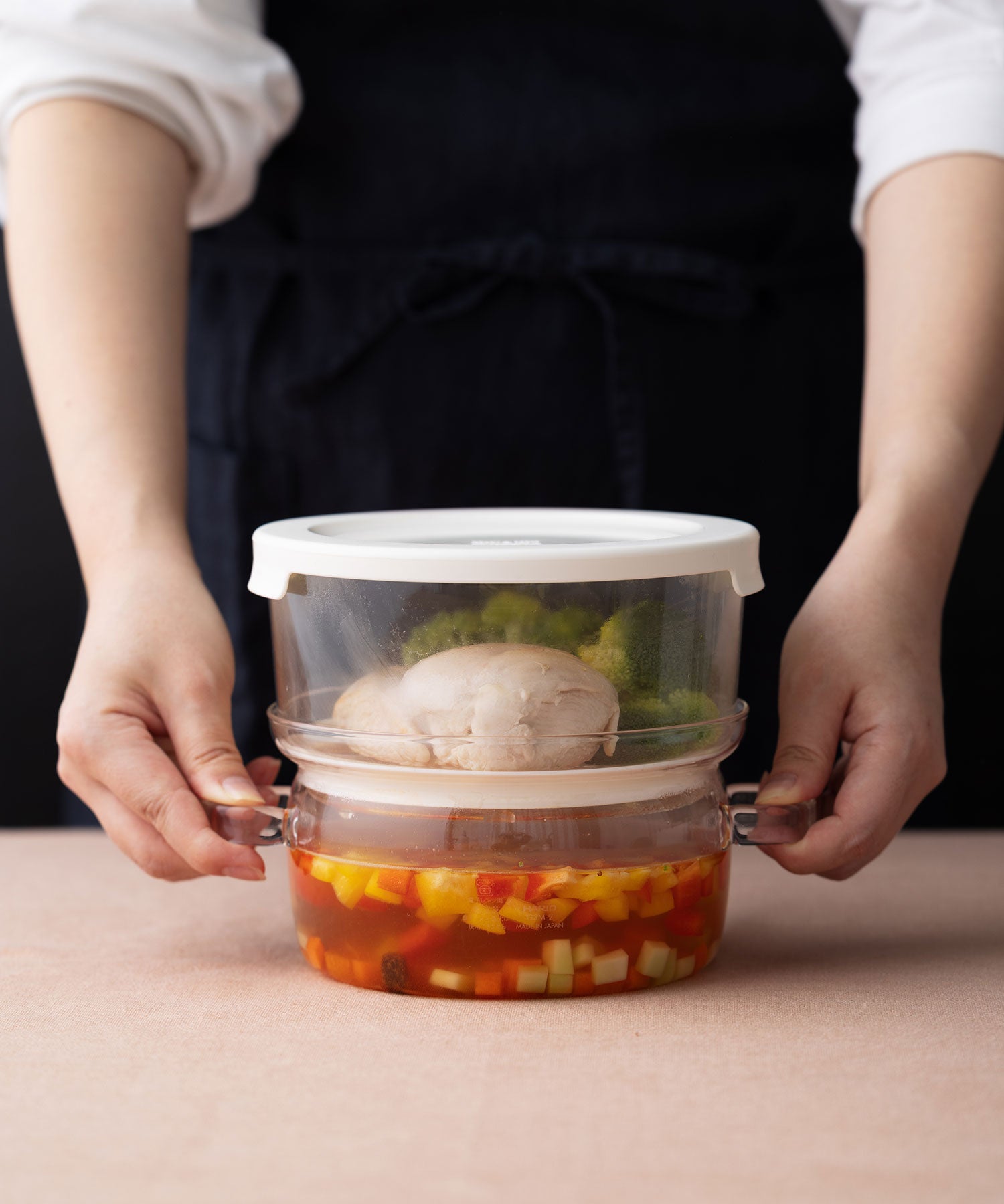 ガラスのせいろ蒸し器