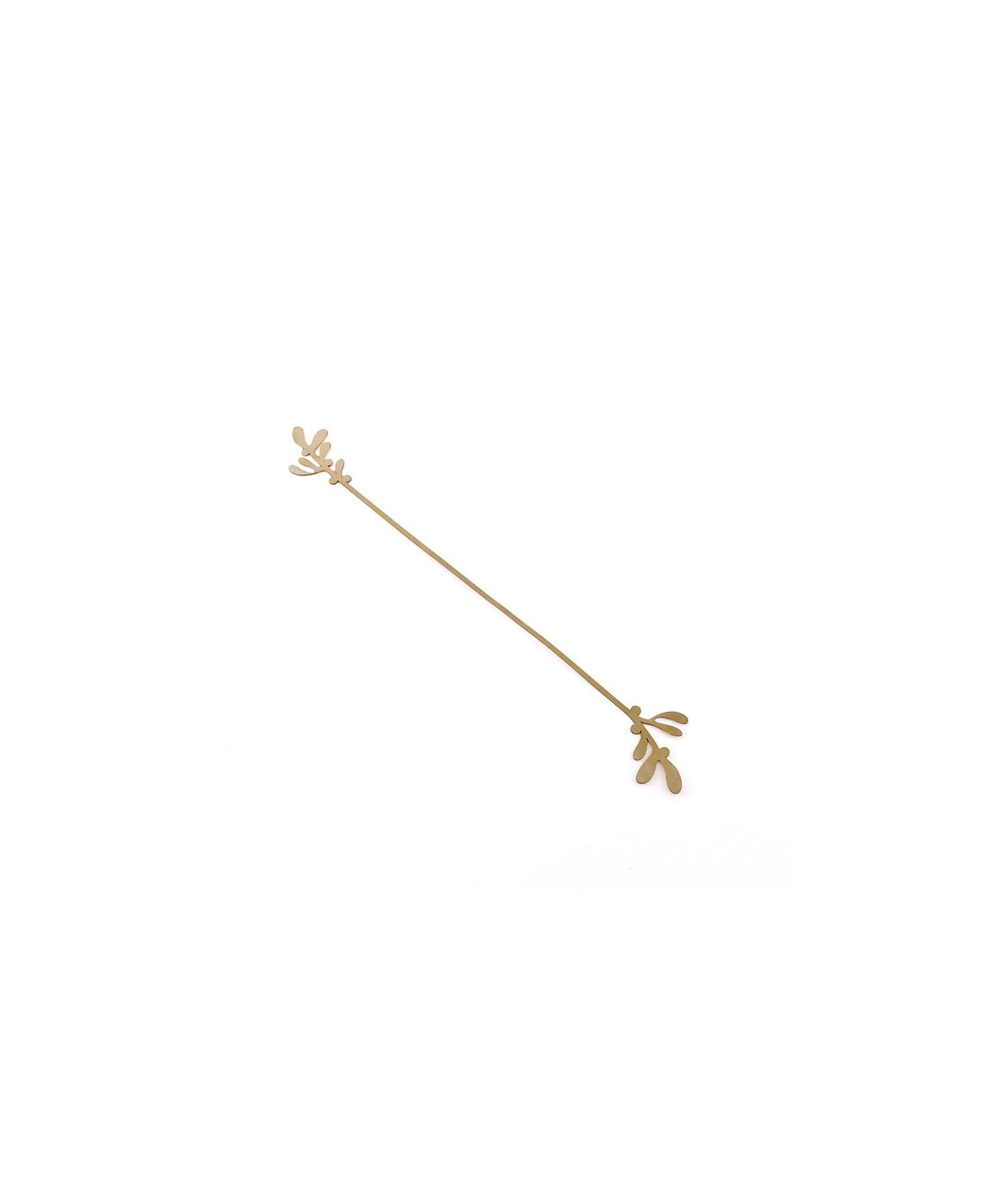 ブラスデコレーションアクセサリー リーフ