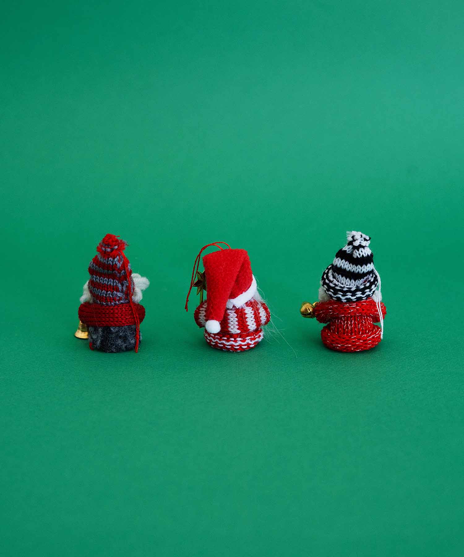 ノースクリスマスオーナメント ニットサンタ（3個セット）