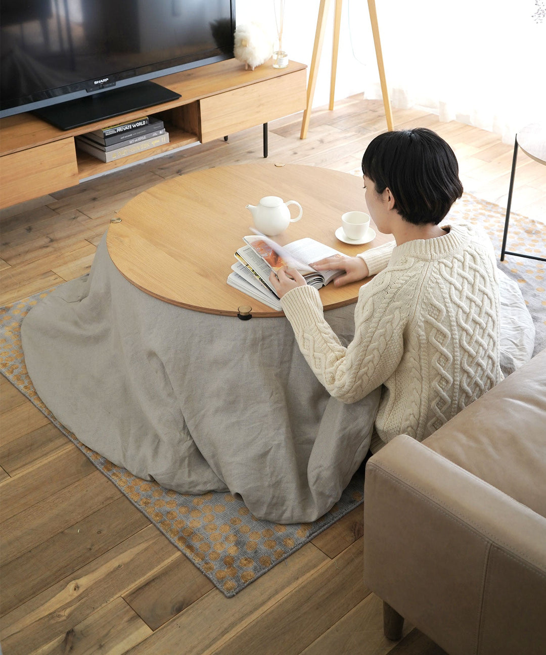 心があたたまる時間を一年中。 オリジナル「KOTATSU TABLE」 – TIMELESS COMFORT