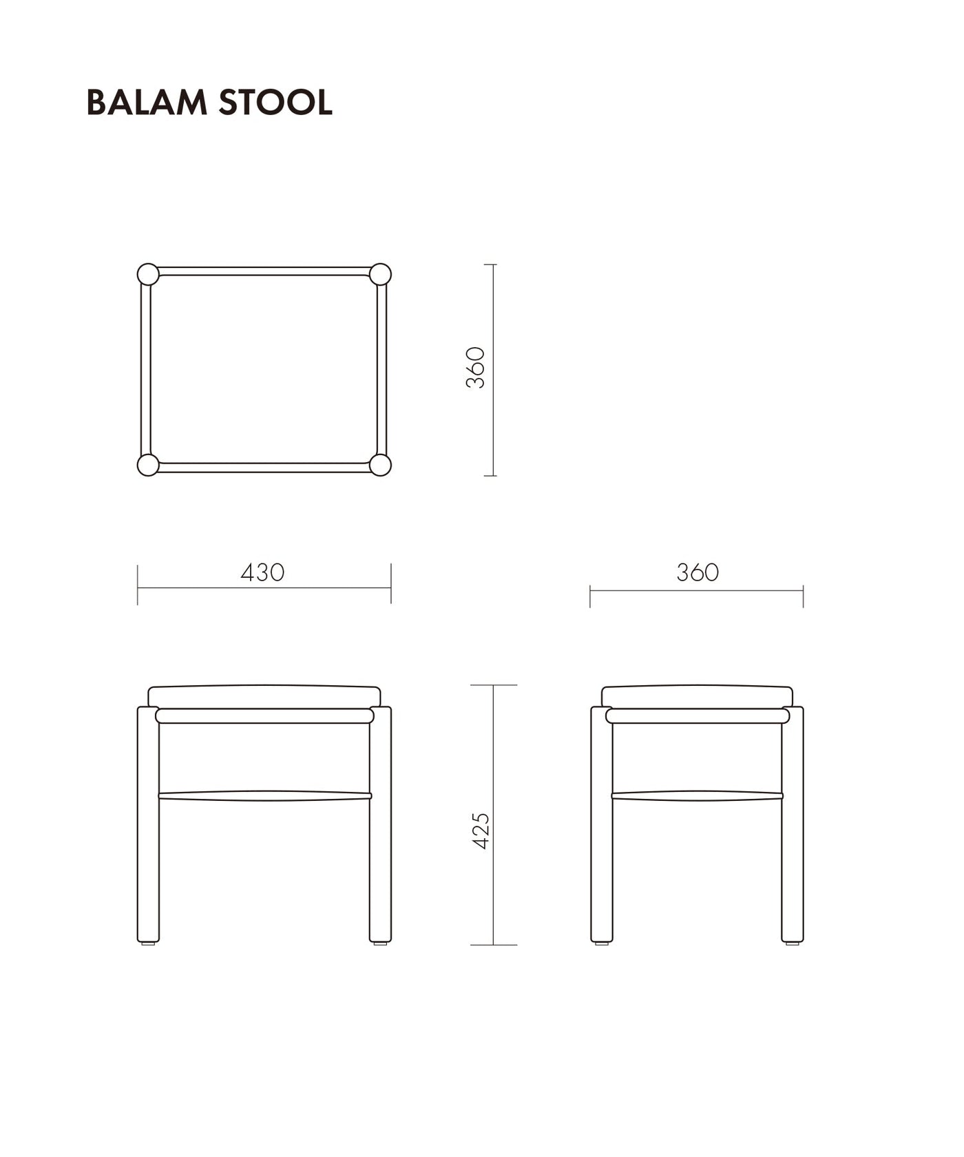 BALAM STOOL