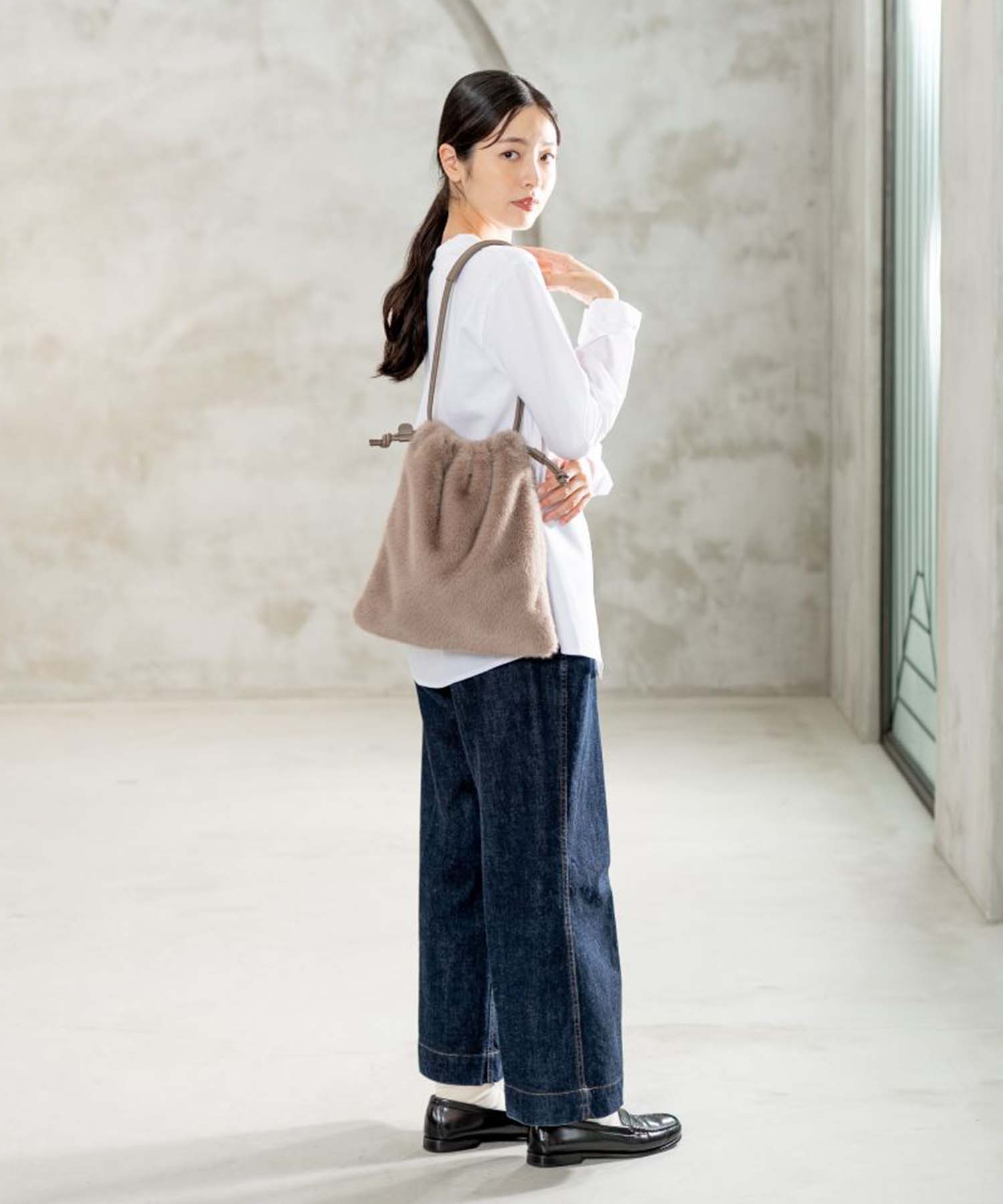 2WAYファーバッグ