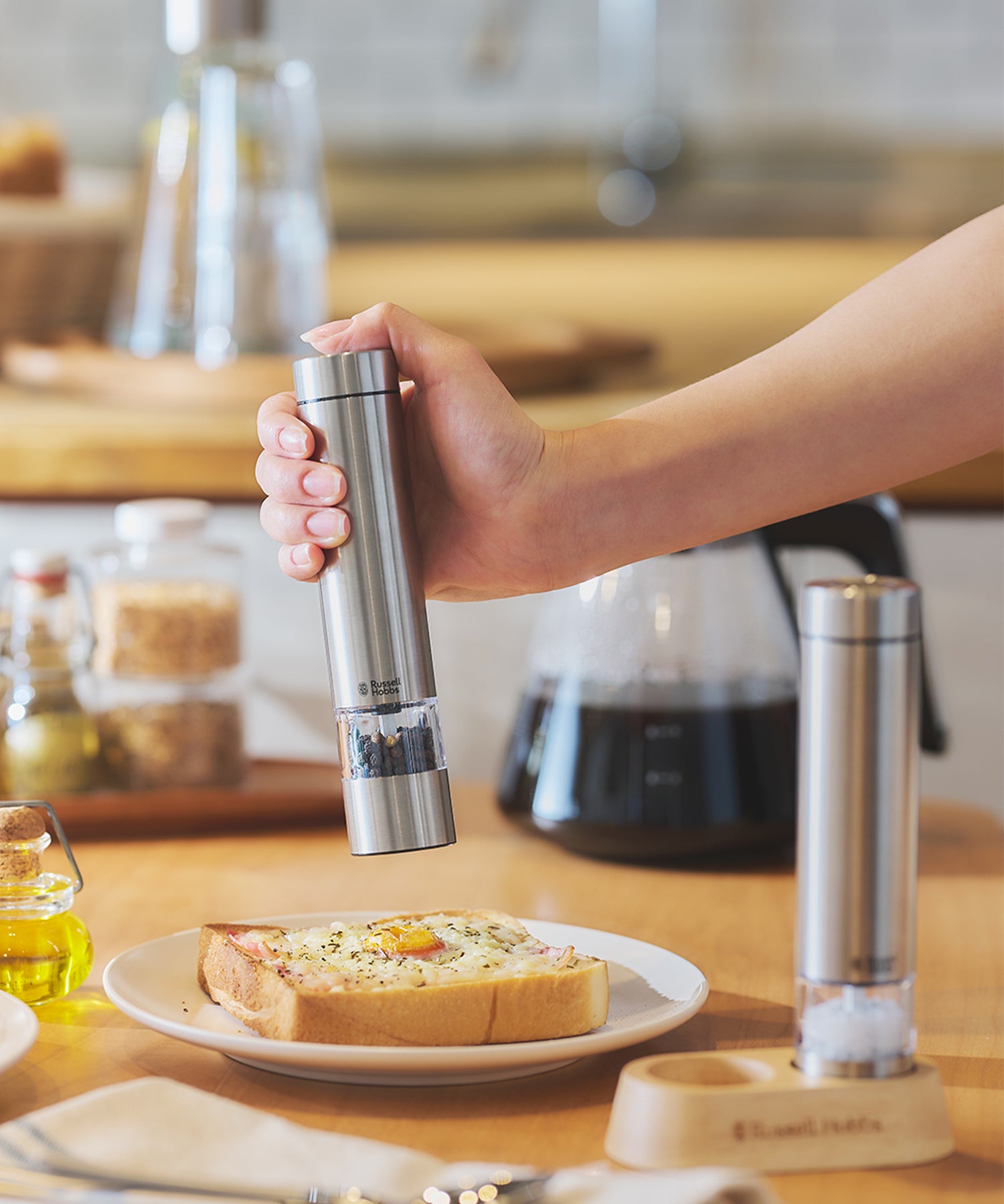 電動ミル ソルト＆ペッパー ミニ 2本セット