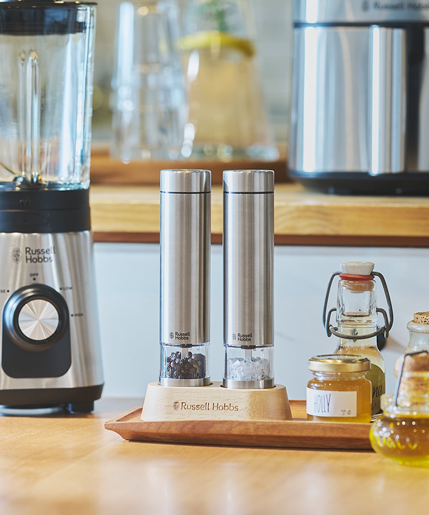 電動ミル ソルト＆ペッパー ミニ 2本セット