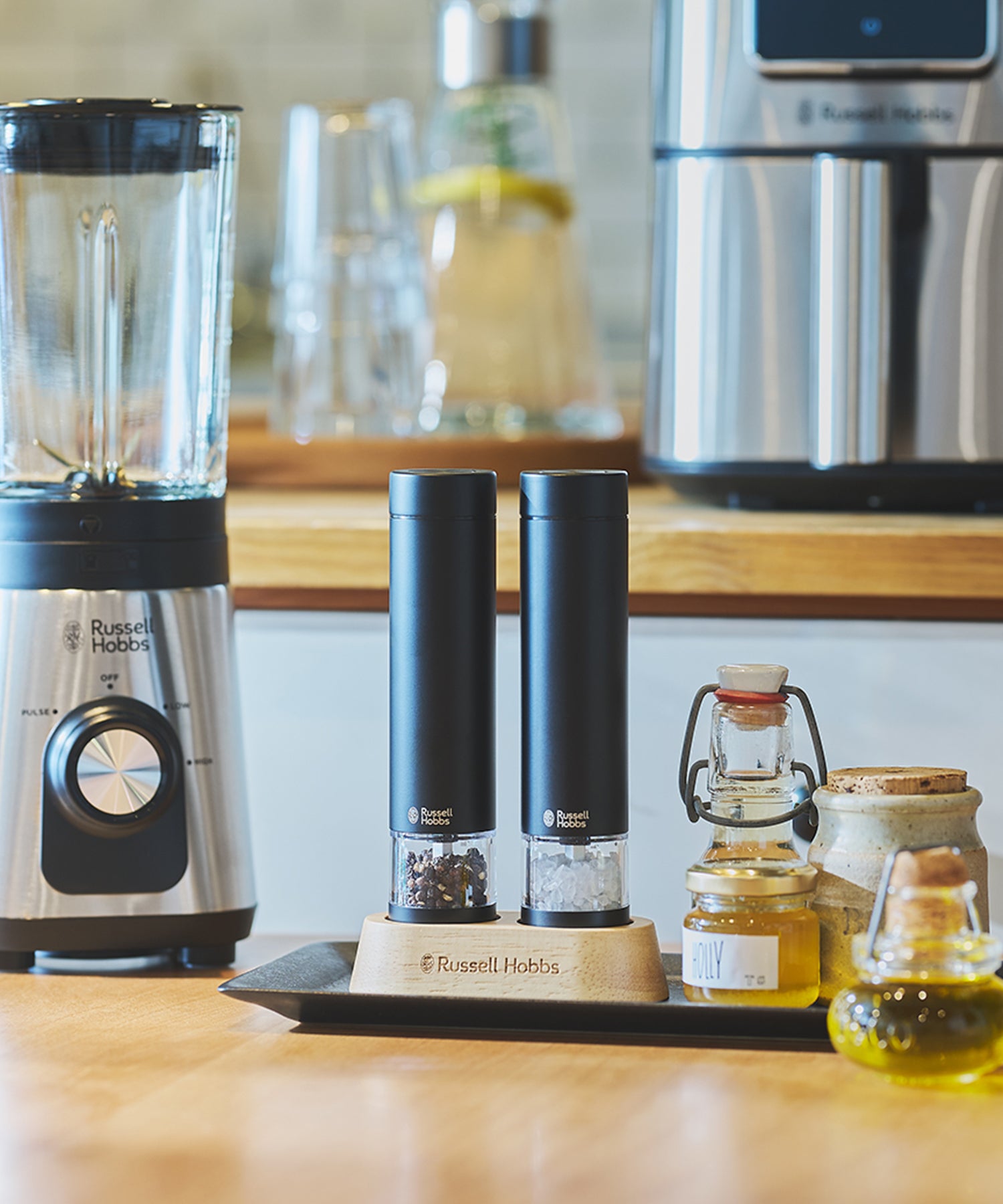 電動ミル ソルト＆ペッパー ミニ 2本セット