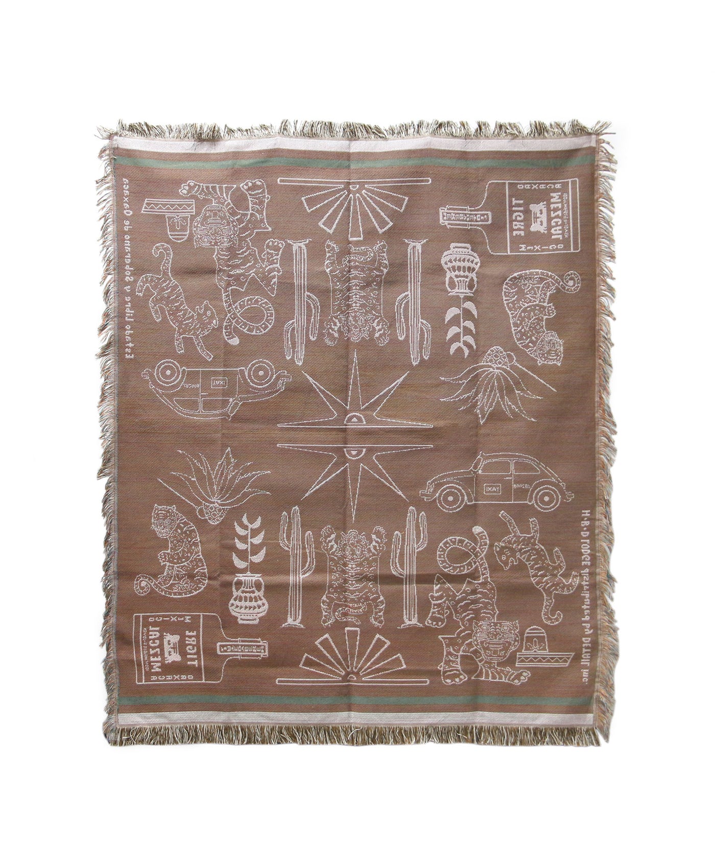 OAX THROWKET Tiger and more Cream