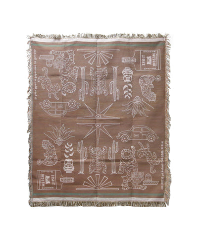 OAX THROWKET Tiger and more Cream