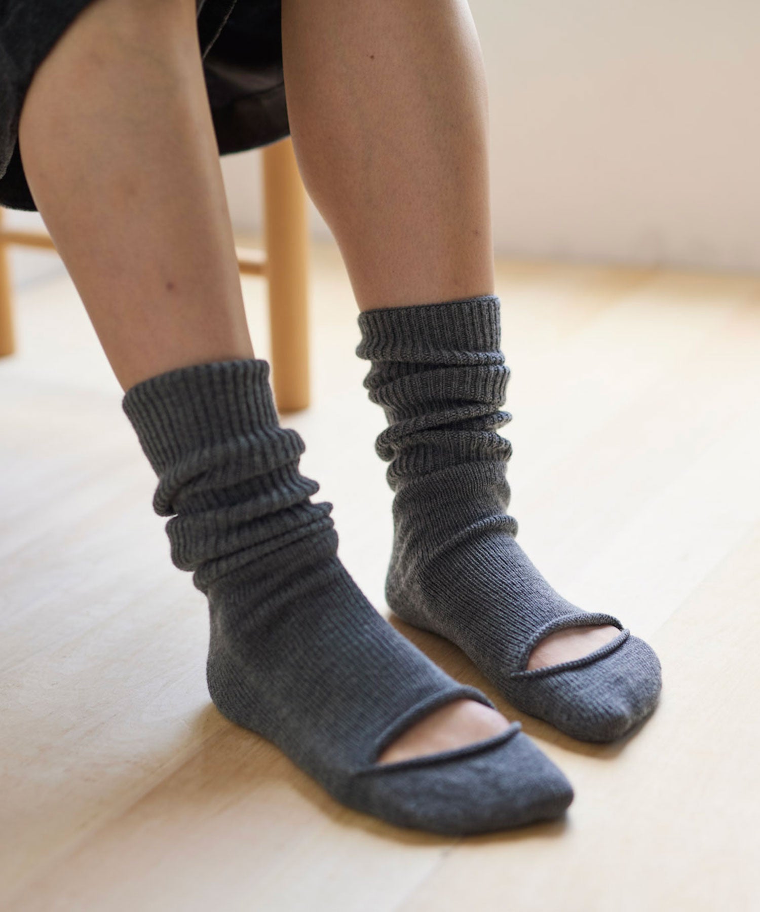 【予約・11月下旬入荷予定】メリノおやすみソックス