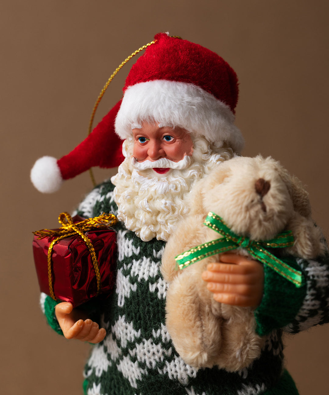 大きいサンタクロース　人形 クリスマス テディベア サンタオーナメント テディベア – TIMELESS COMFORT