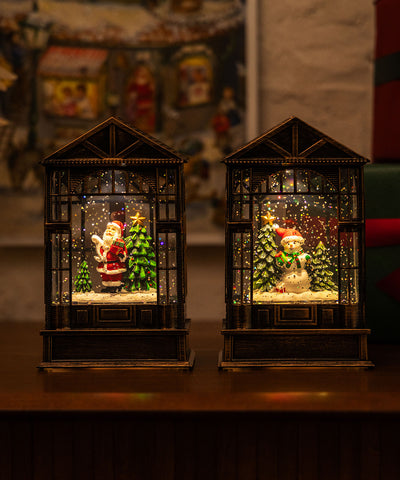 左：サンタ、右：スノーマン