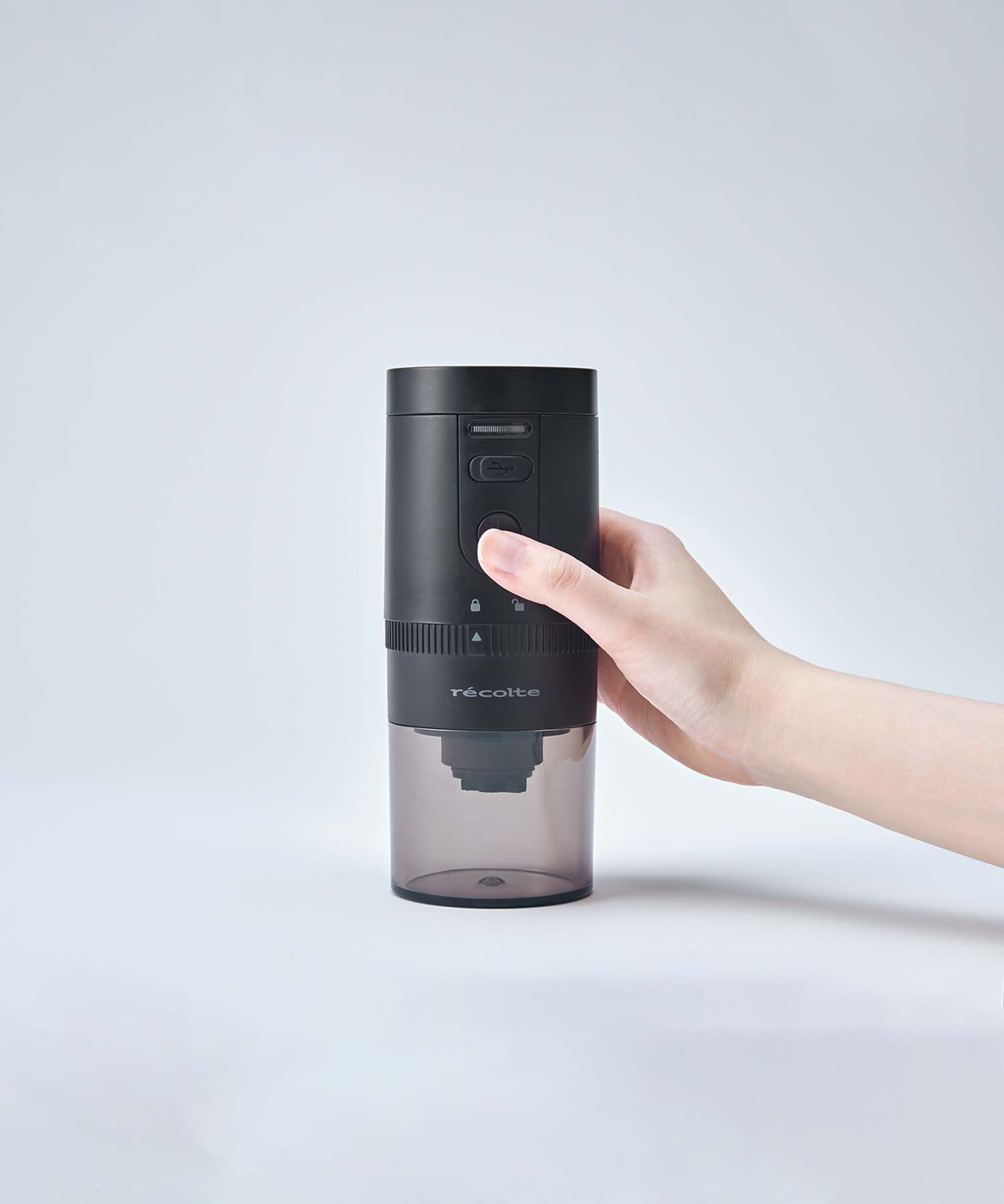 コードレスコーヒーグラインダー ブラック
