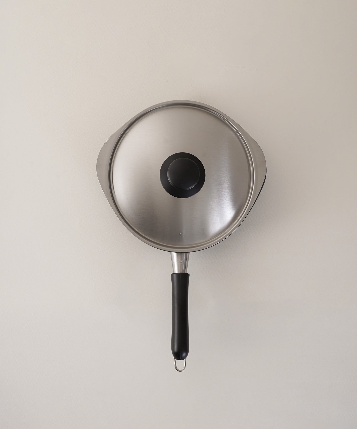 ダブルファイバーライン窒化加工フライパン 蓋付き