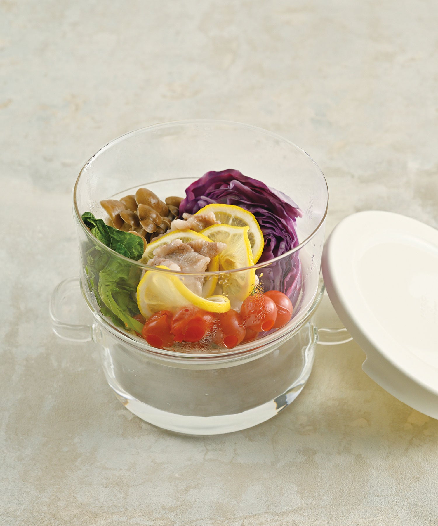 ガラスのせいろ蒸し器