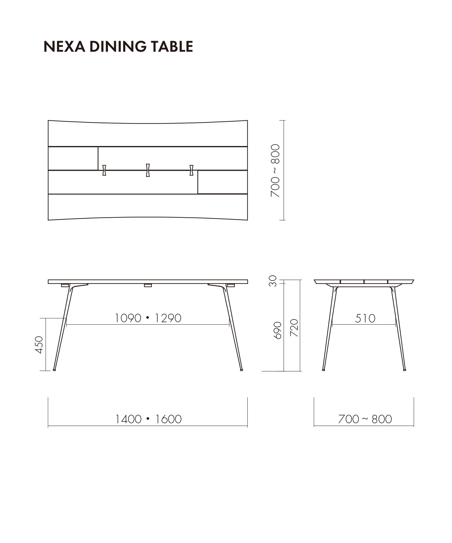 セール割引】SQUARE ROOTS(スクエアルーツ)NEXA DINING TABLE セール割引】SQUARE ROOTS(スクエアルーツ)NEXA DINING TABLE
