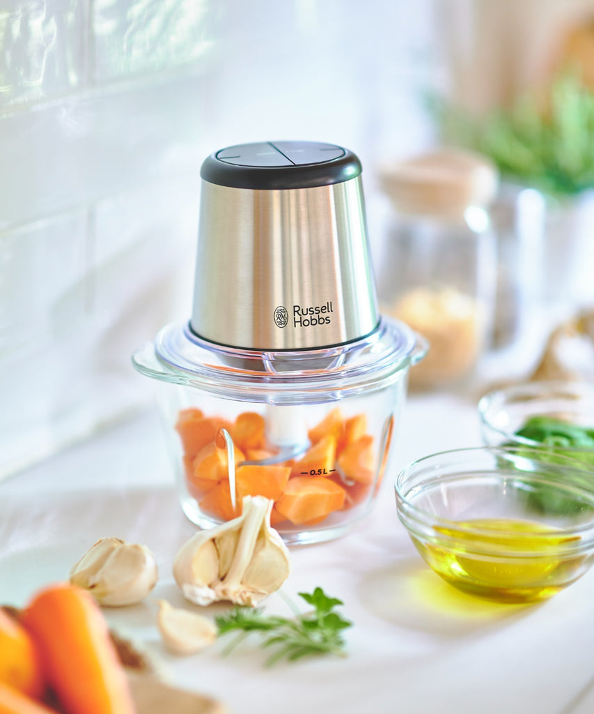 Russell Hobbs 4ブレードミニチョッパー | 簡単操作で料理の手間