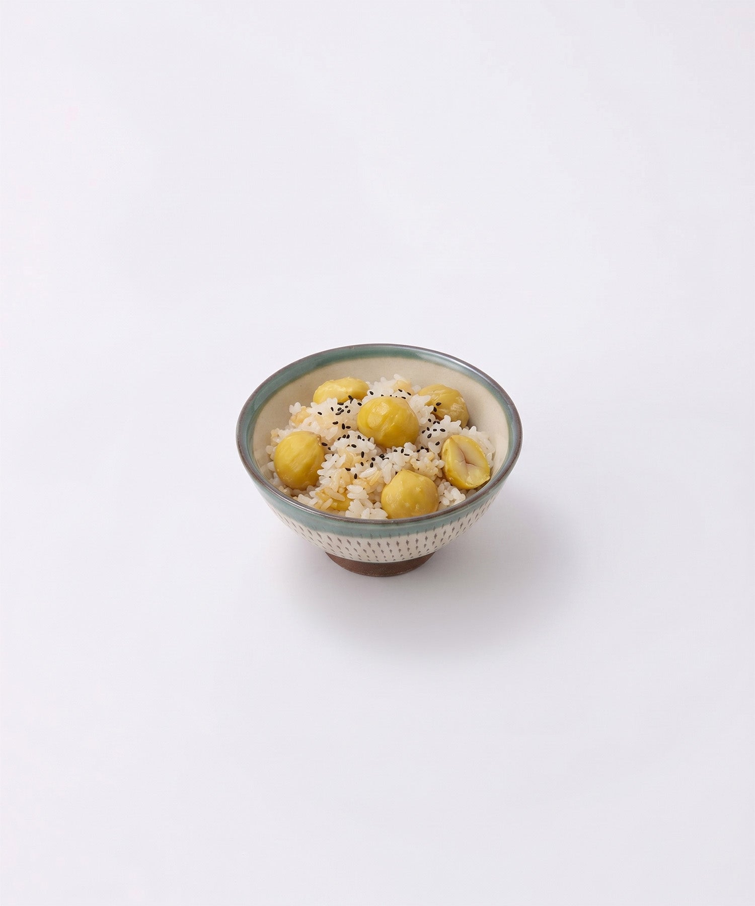 小石原焼 飯碗 トビ 青緑