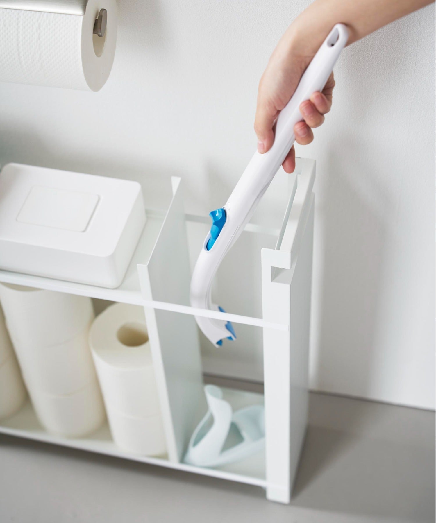 隠せるトイレ引き出し収納