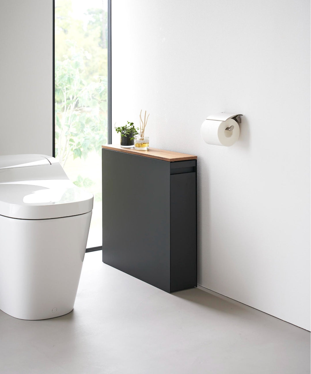 tower 隠せるトイレ引き出し収納｜タワー 山崎実業 幅14cm スリム 大