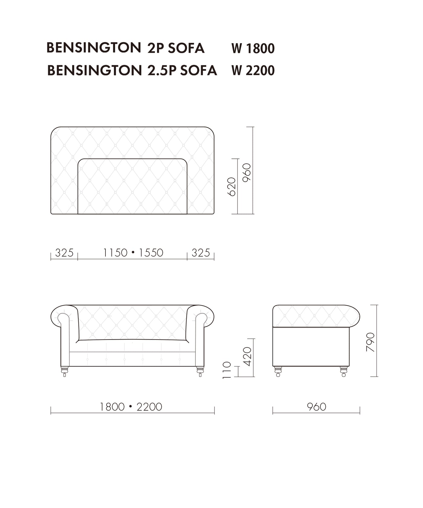 【受注生産品】 BENSINGTON 2.5P SOFA VELVET PATCHWORK BOHEM