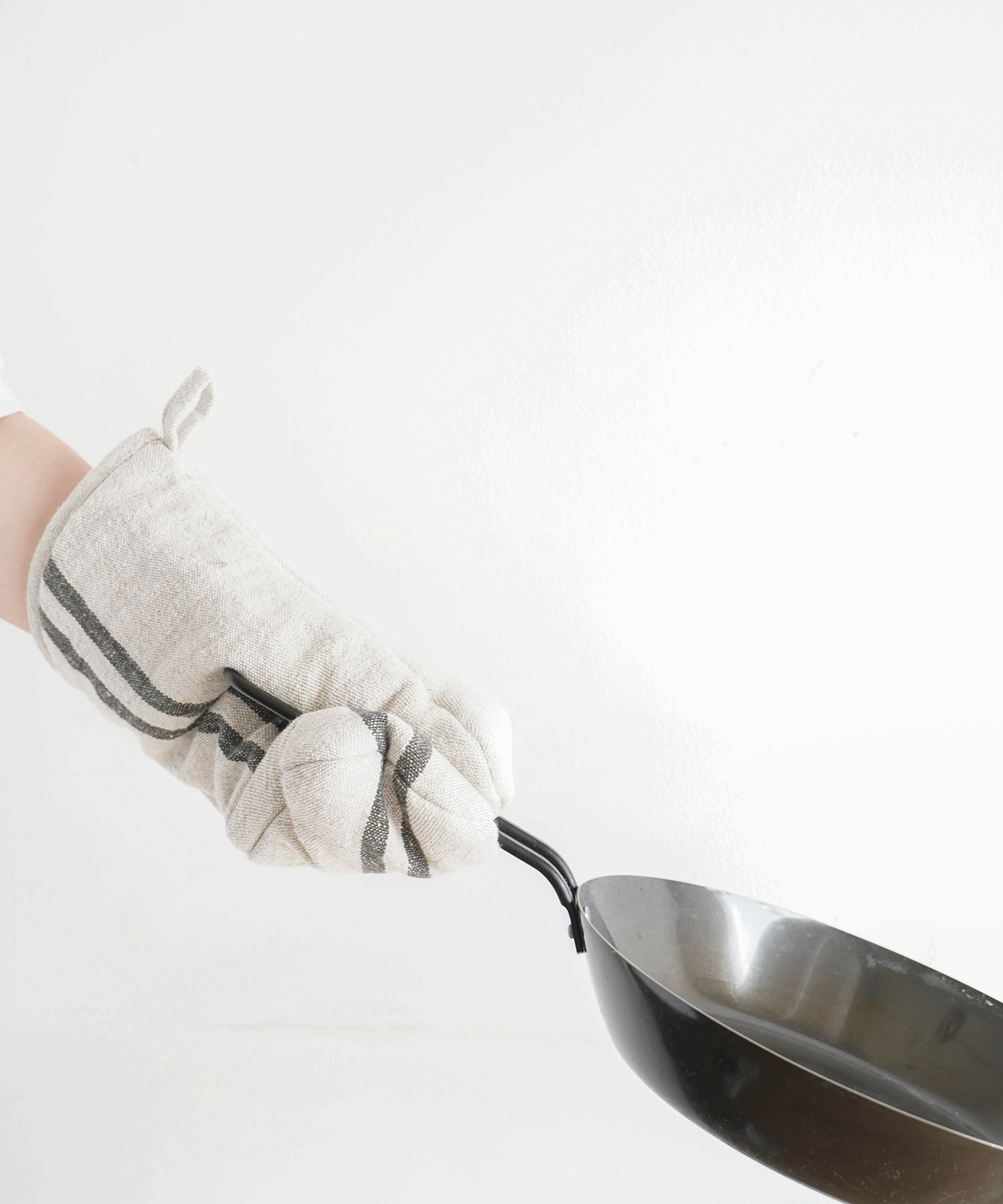 Wストライプミトン