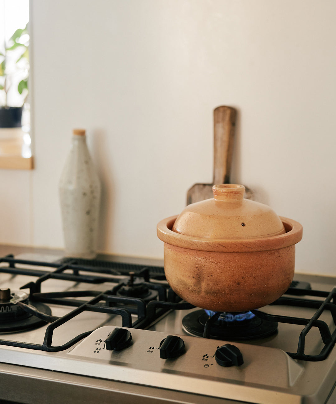 land　土鍋　米炊き釜　3〜4合用　飴色 Homeland】信楽焼 米炊き釜 (3~4合) / 飴色 - SHOP ASPLUND