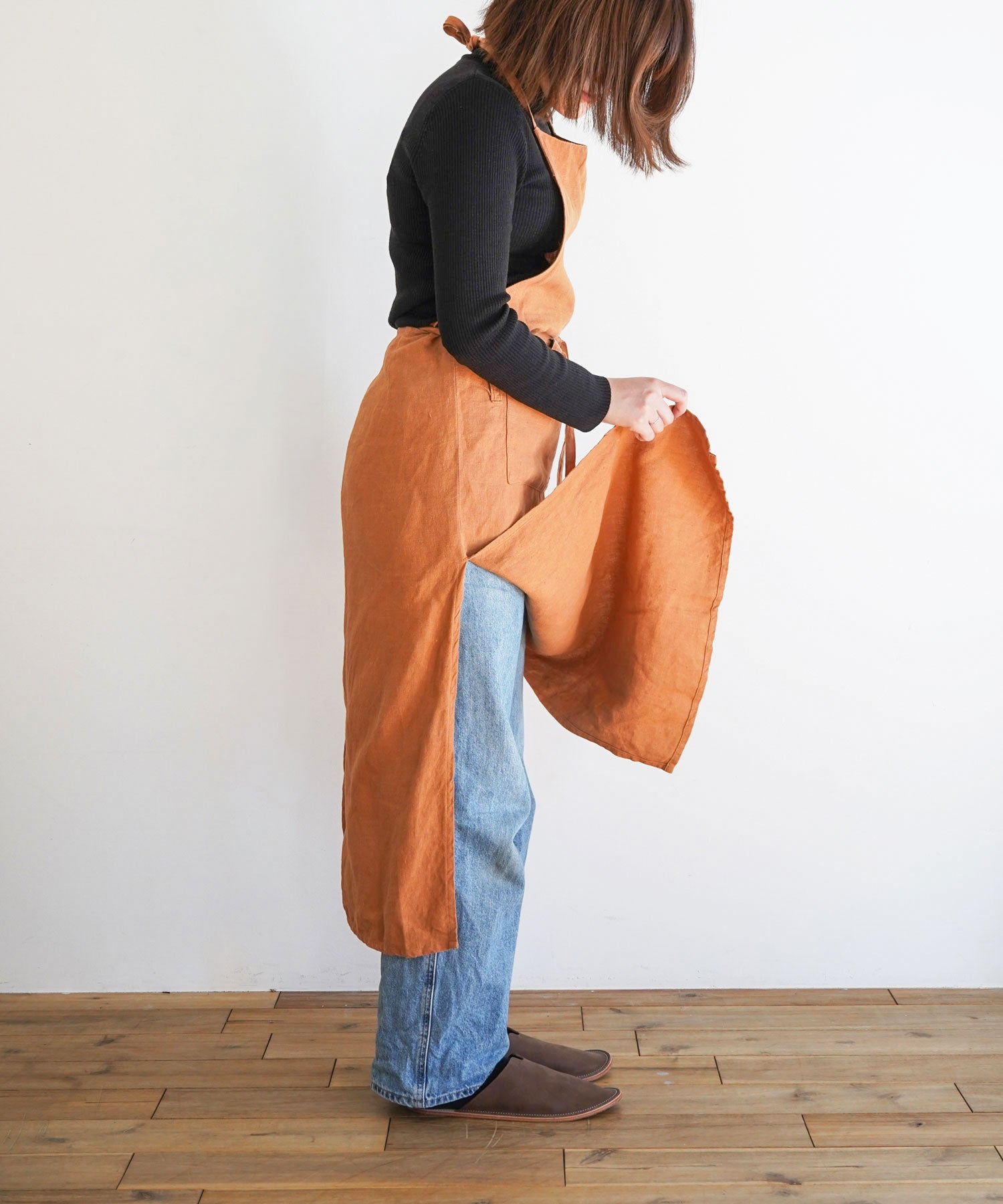 ヘンプエプロンW （ワイド）