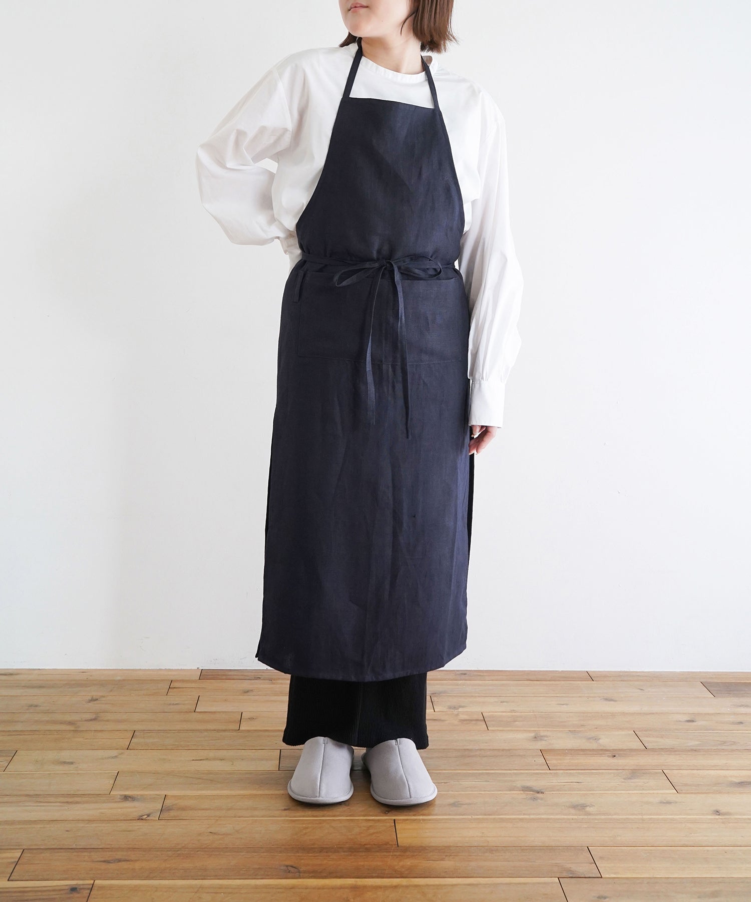 ネイビー　モデル身長 157cm