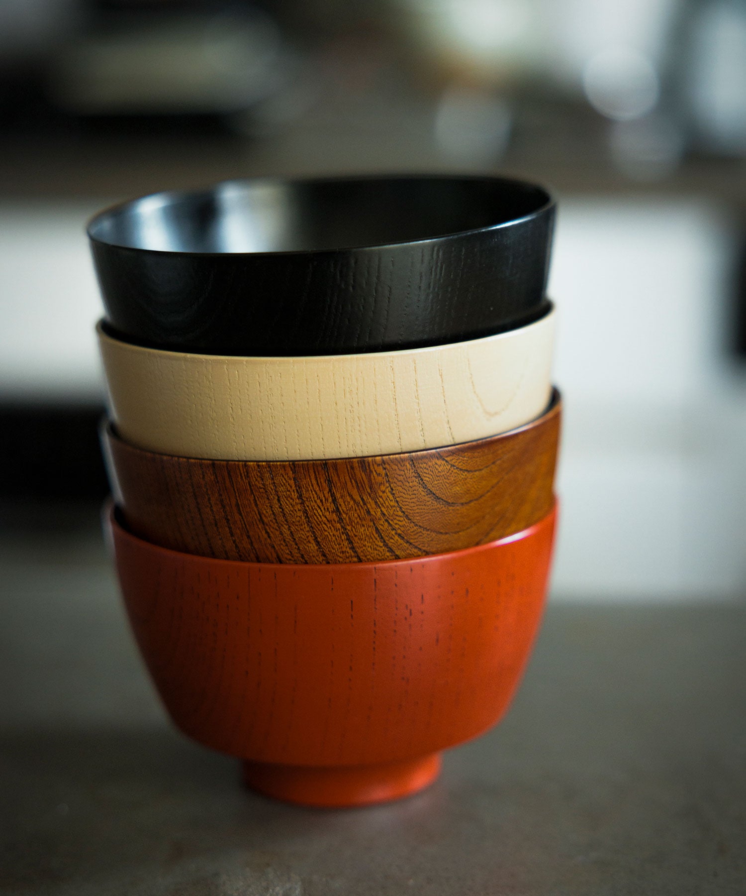 欅・一文字汁椀