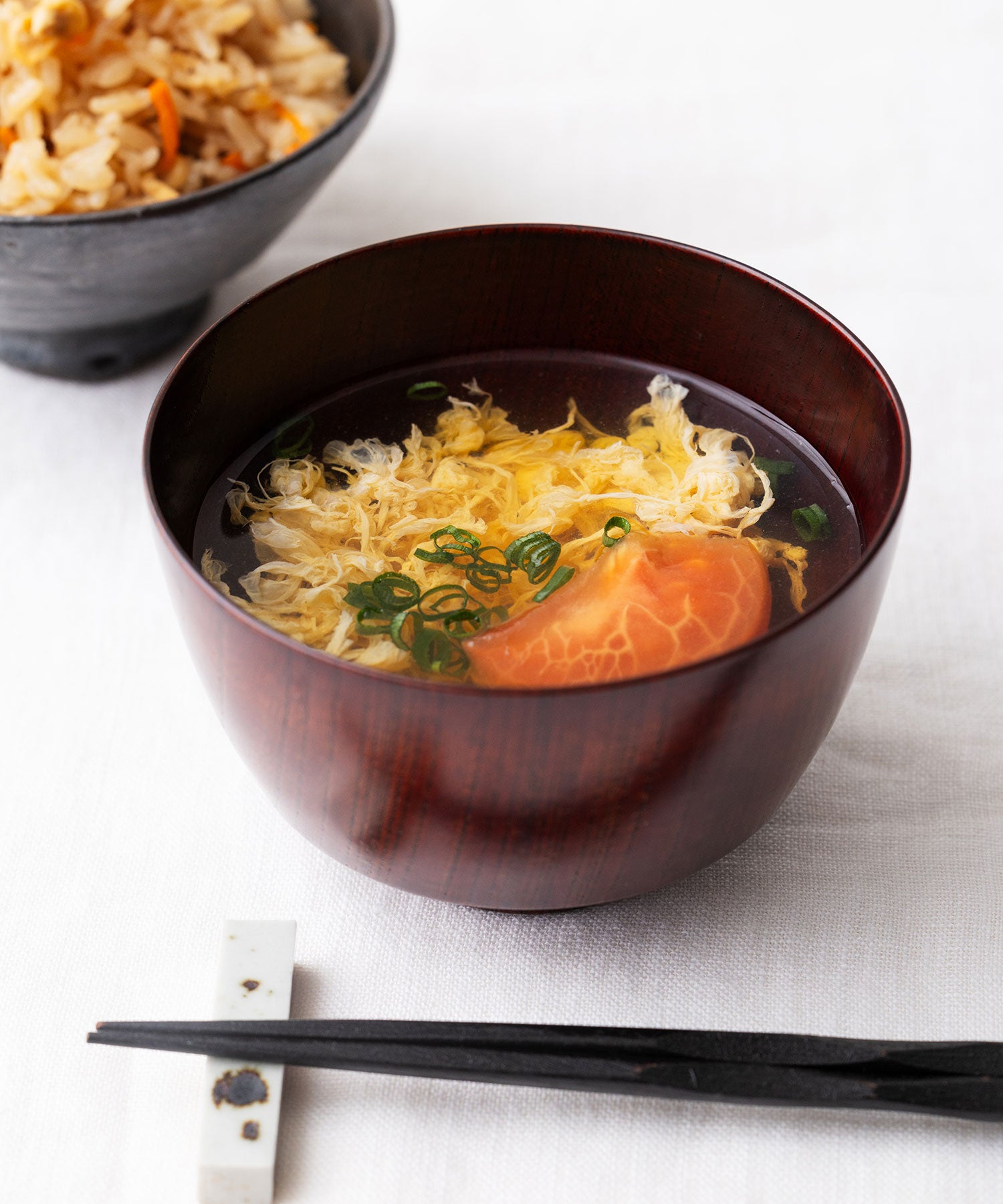 欅・一文字汁椀