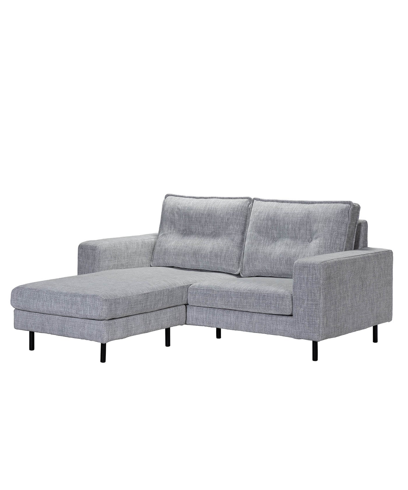 左右どちら側でもシェーズロングソファにできます。