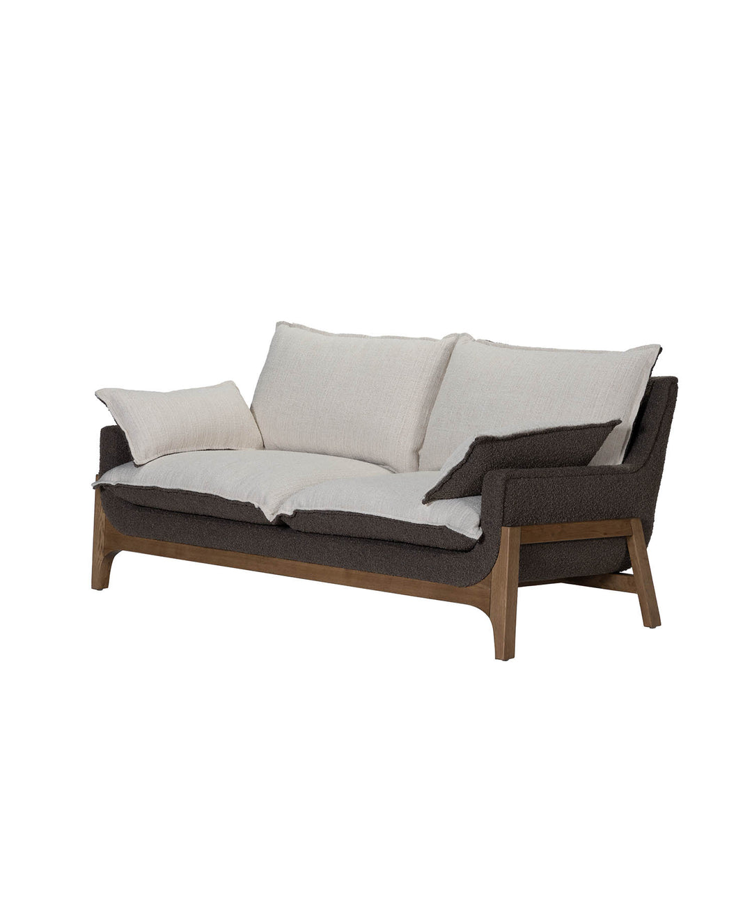 HALO（ハロー）WOODNEST 2P SOFA｜木の温もりとリバーシブルクッション 