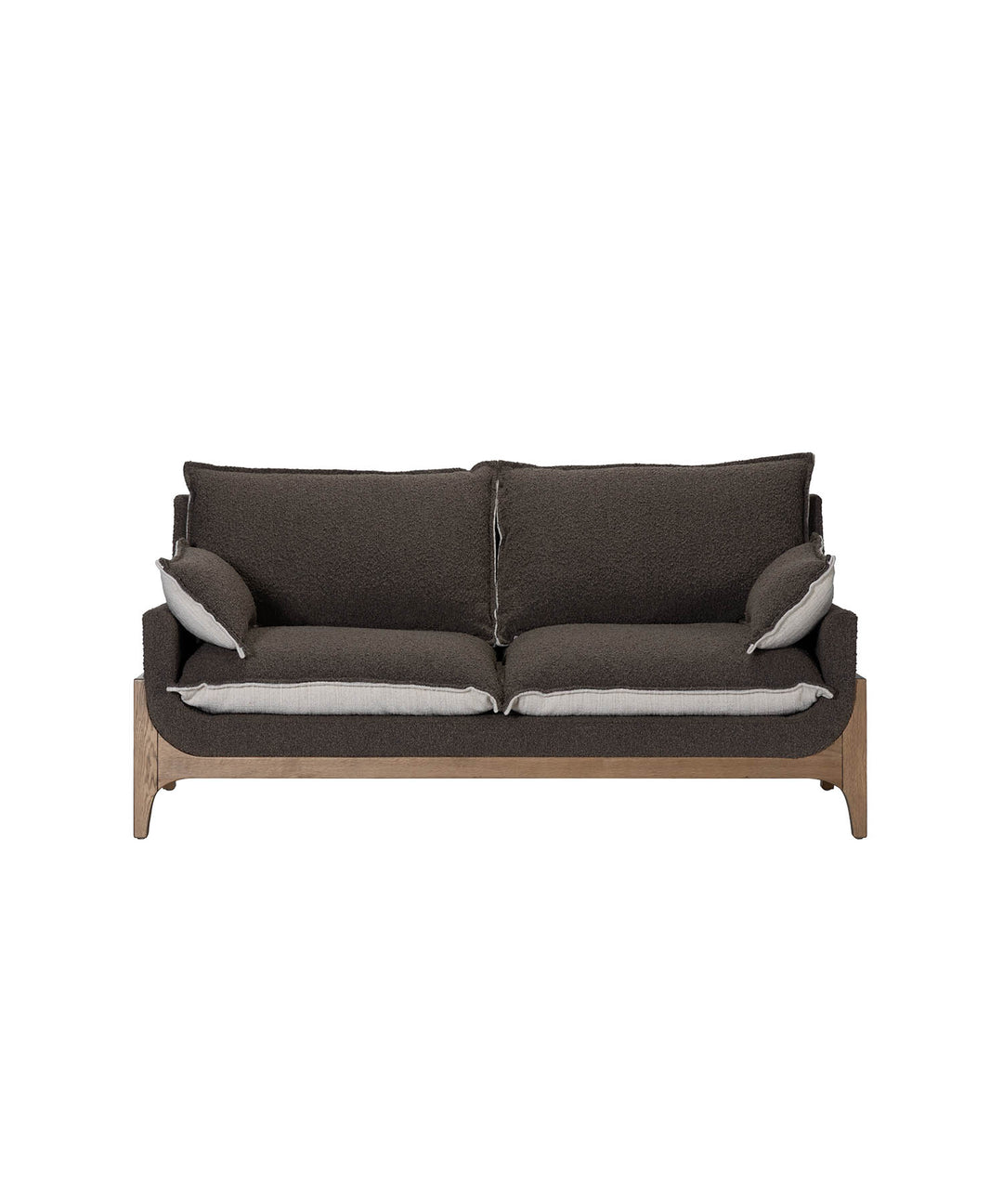 HALO（ハロー）WOODNEST 2P SOFA｜木の温もりとリバーシブルクッション