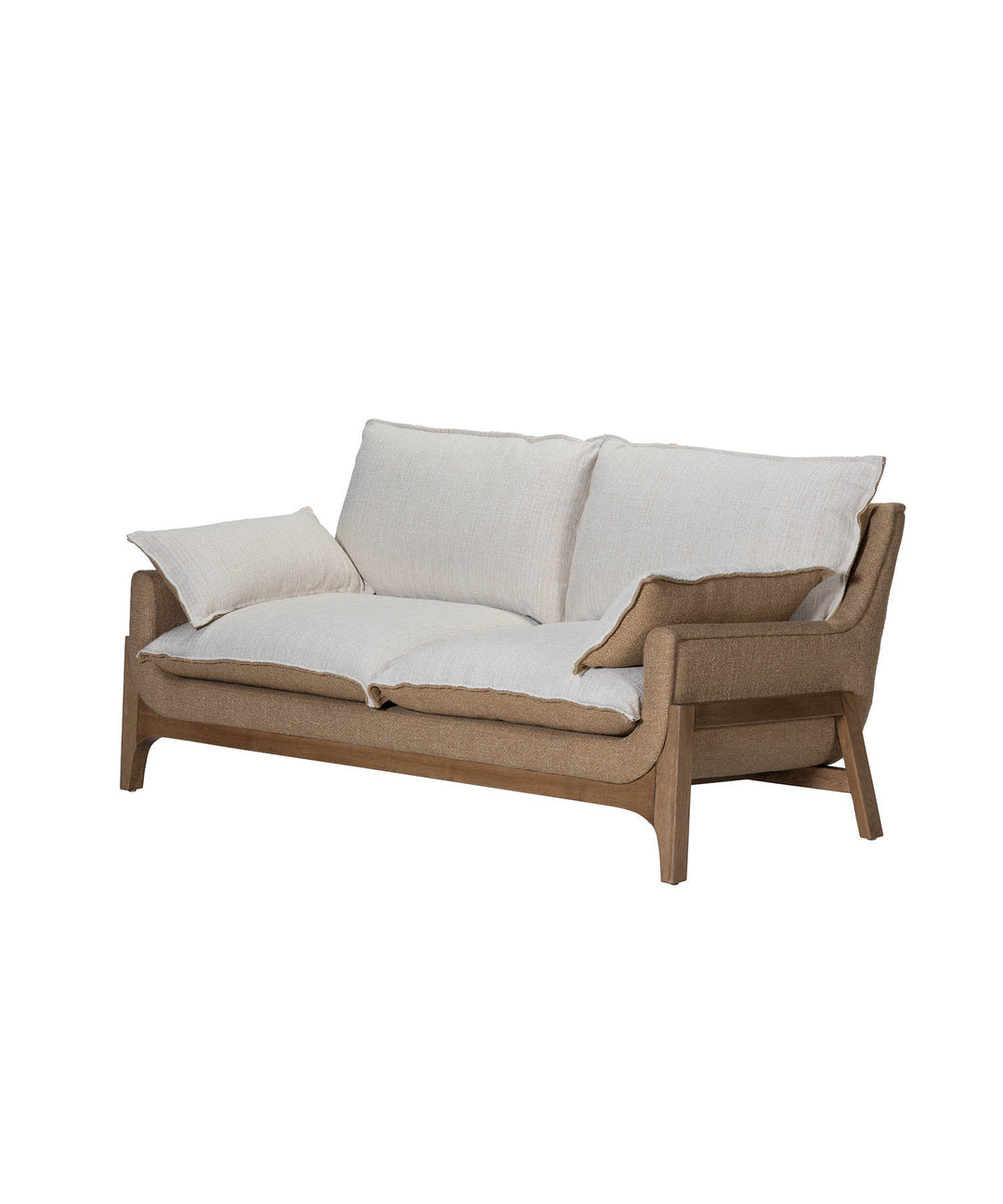 HALO（ハロー）WOODNEST 2P SOFA｜木の温もりとリバーシブルクッション