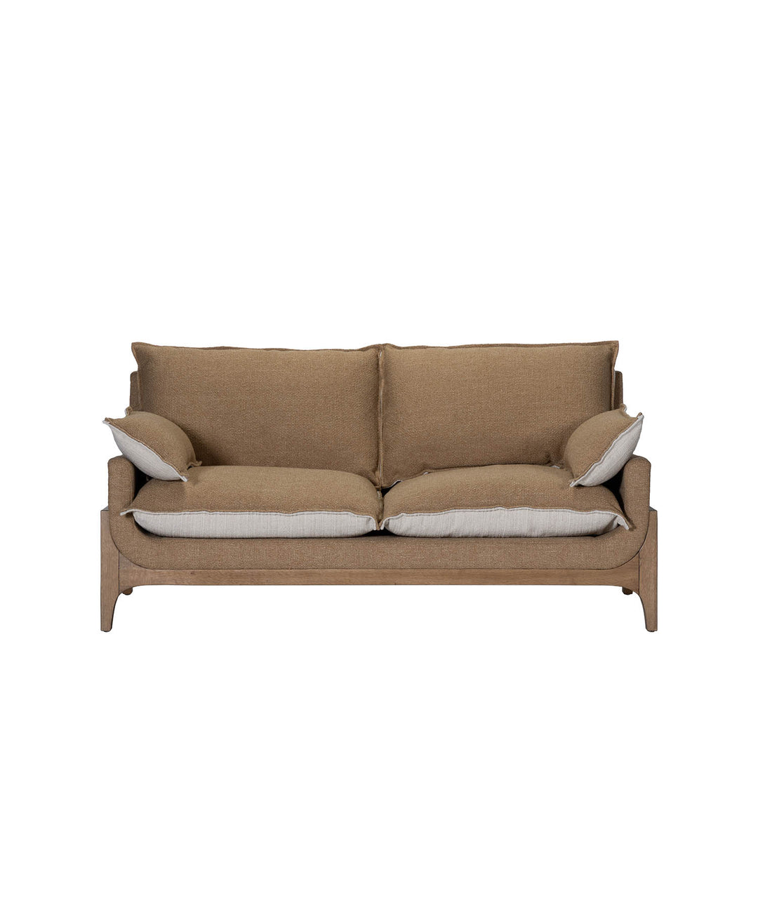 HALO（ハロー）WOODNEST 2P SOFA｜木の温もりとリバーシブルクッション