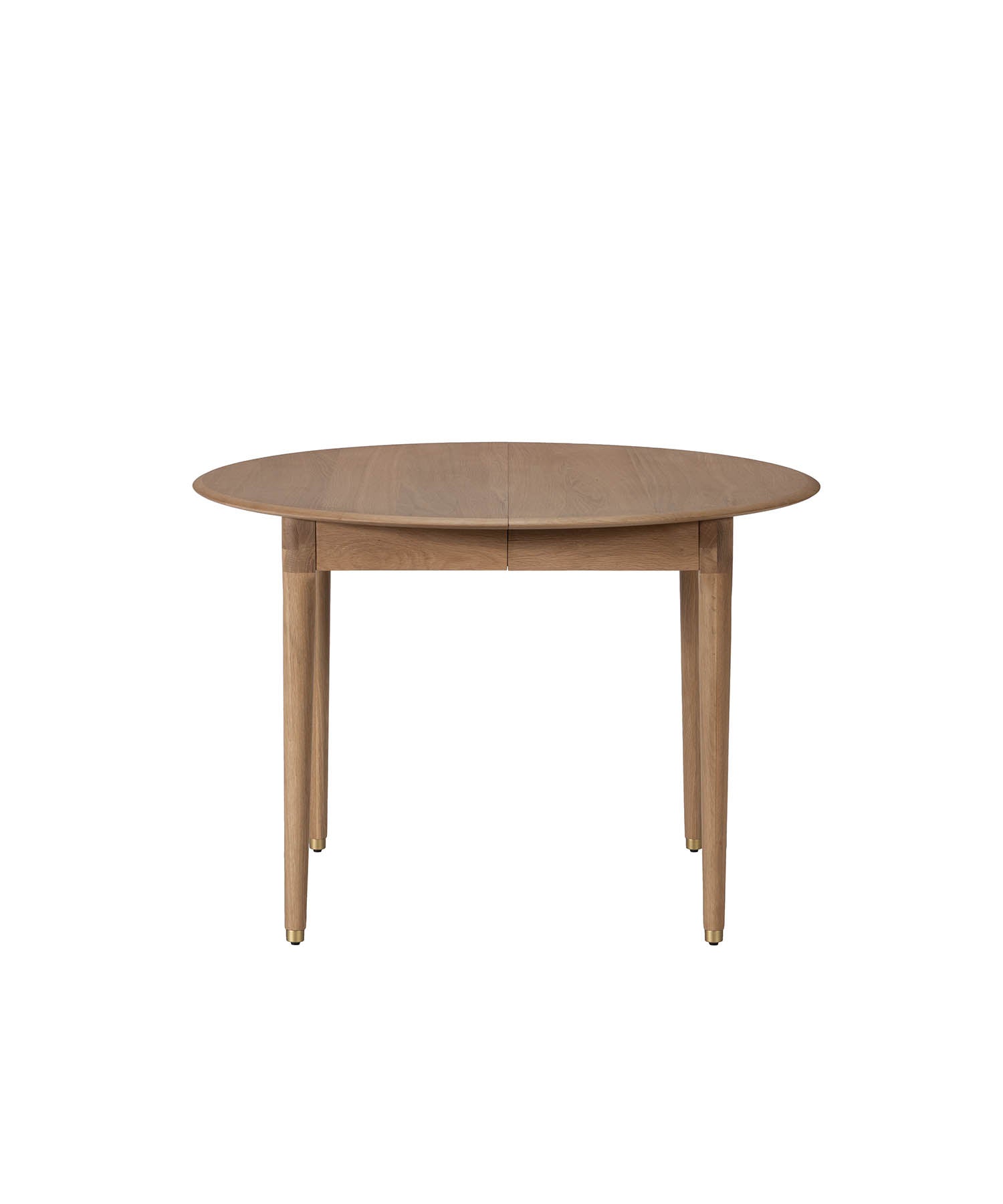 JULIE ROUND EXTENSION DINING TABLE WHITE OAK