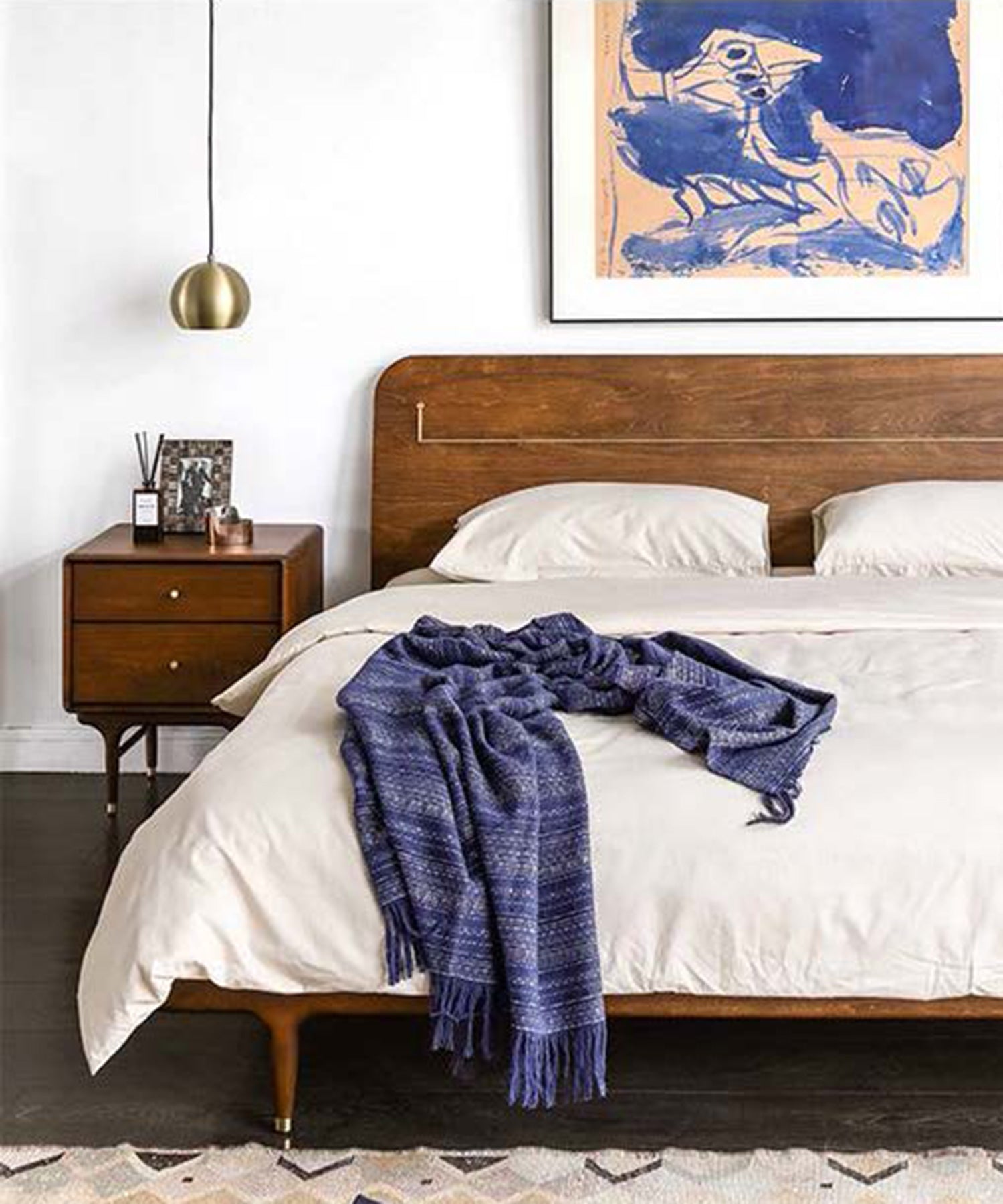 JULIE COPPER DOUBLE BED FRAME