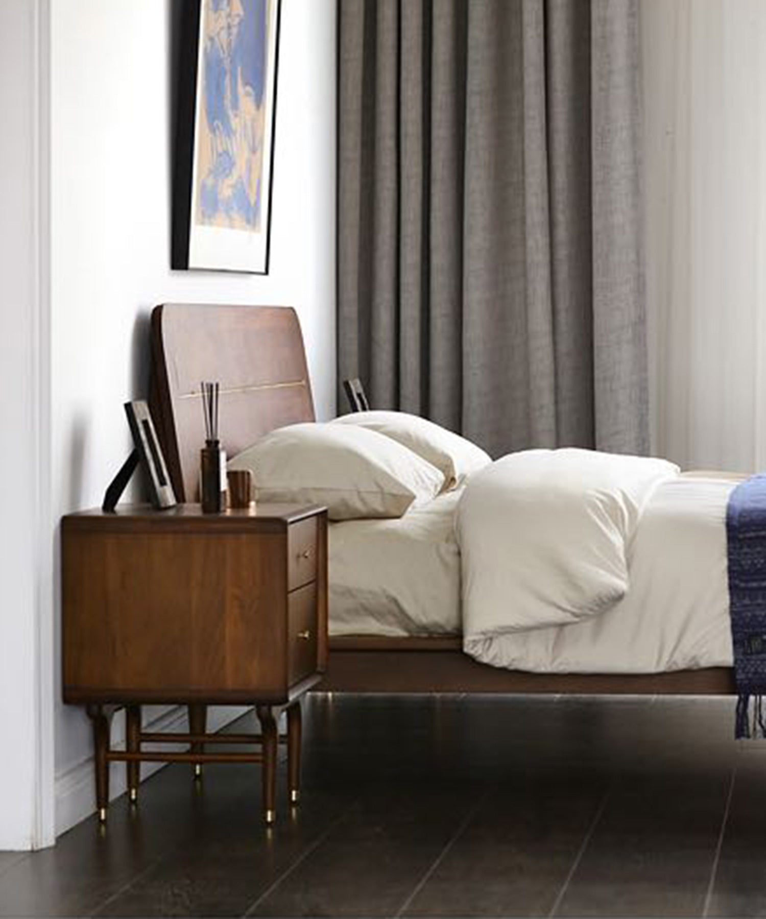 JULIE COPPER DOUBLE BED FRAME