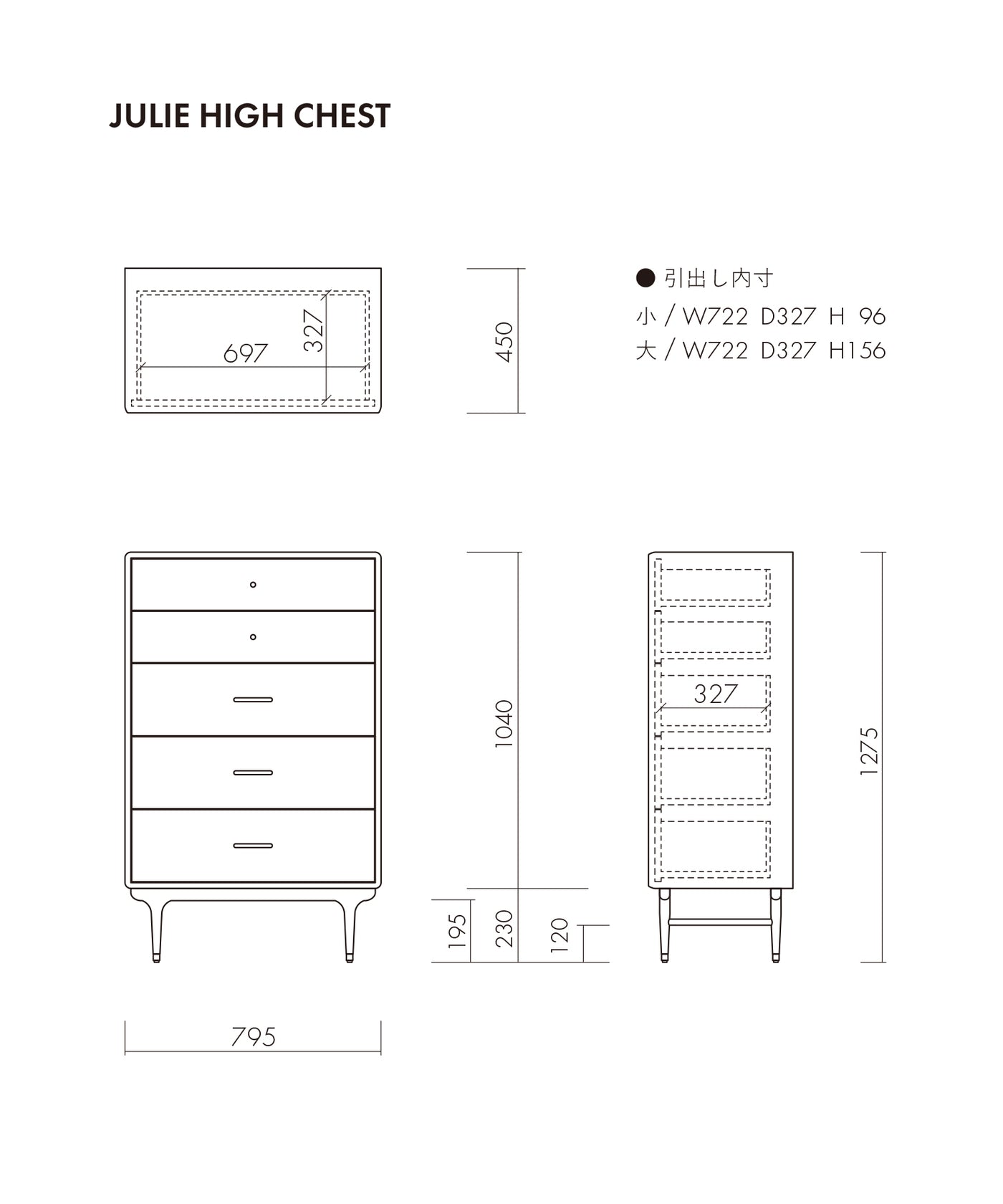 JULIE HIGH CHEST